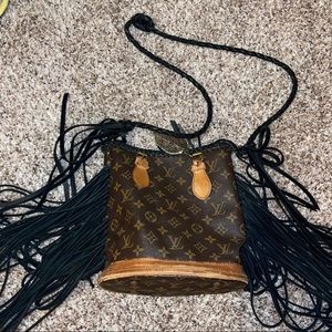 VINTAGE BOHO LOUIS VUITTON BUCKET BAG
